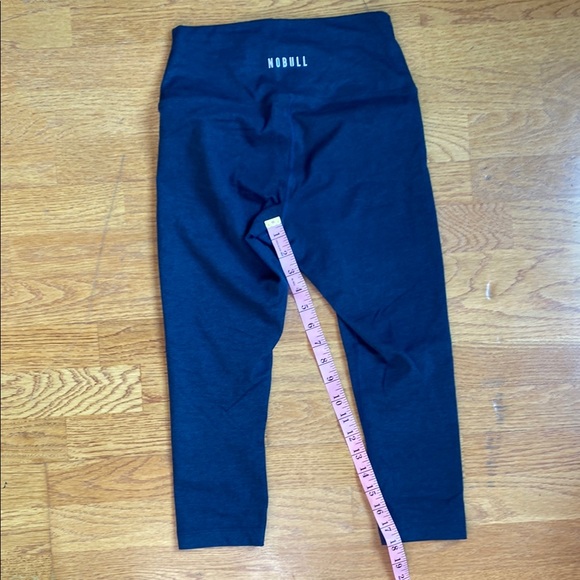 NOBULL High Rise Crop Heathered Midnight Matte XS - Picture 5 of 6
